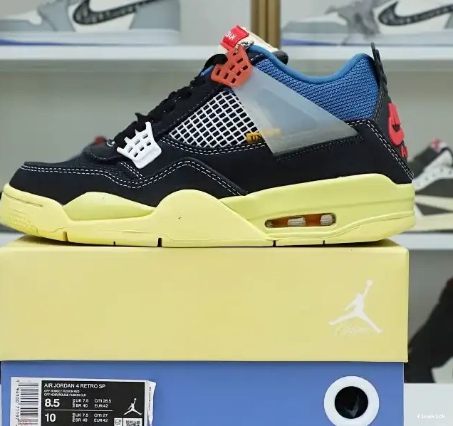 LA AIR UNION RETRO 4 NOIR' JORDAN X 'OFF 0605